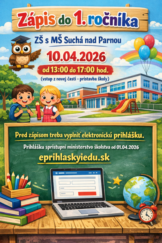 Zápis do 1. ročníka ZŠ